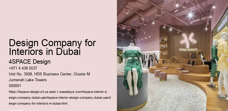 Design Company for Interiors in Dubai