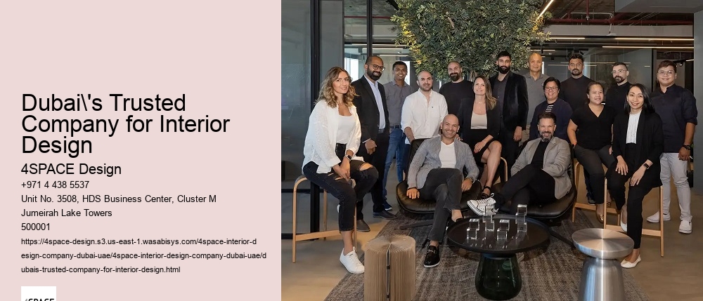Dubai's Trusted Company for Interior Design