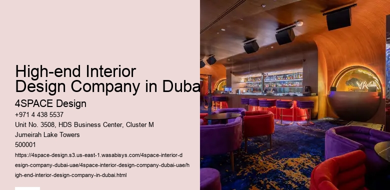 High-end Interior Design Company in Dubai