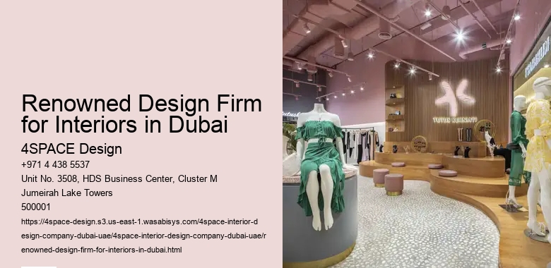 Renowned Design Firm for Interiors in Dubai