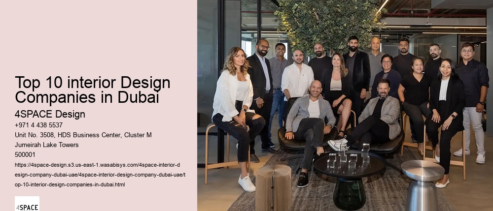 Top 10 interior Design Companies in Dubai