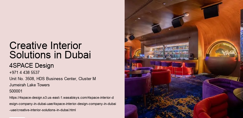 Creative Interior Solutions in Dubai