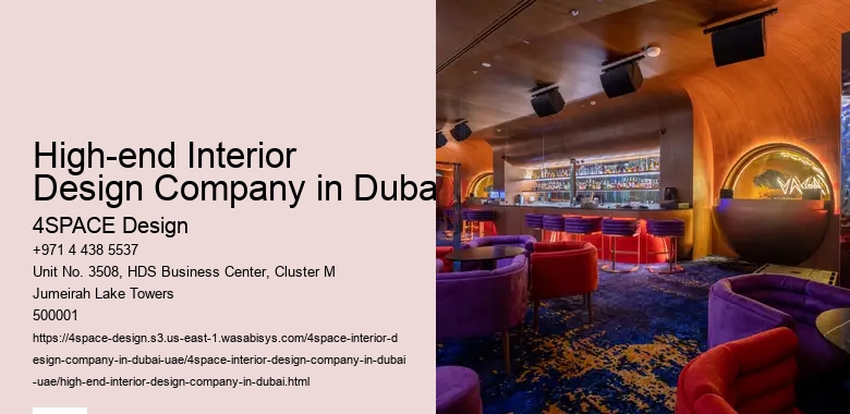 High-end Interior Design Company in Dubai