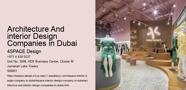 Architecture And interior Design Companies in Dubai