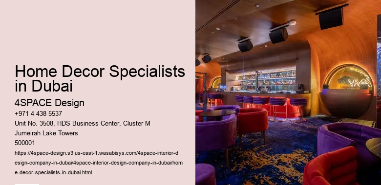 Home Decor Specialists in Dubai